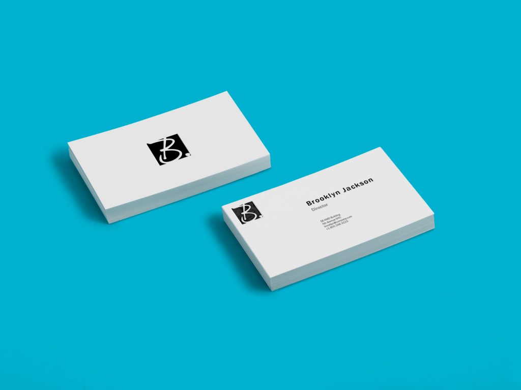 stack business cards