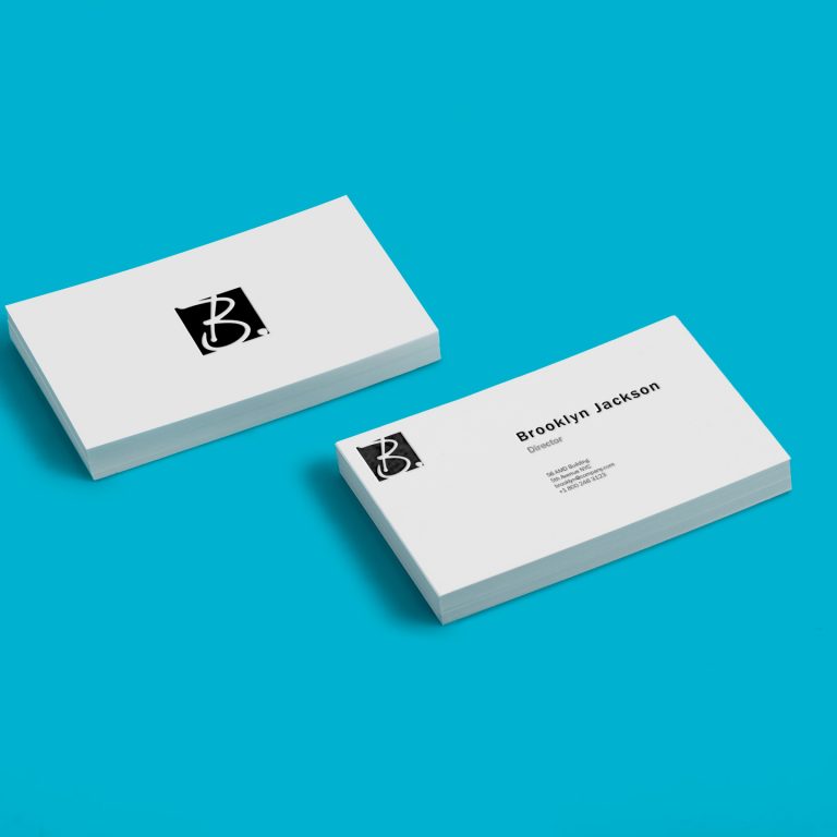 stack business cards